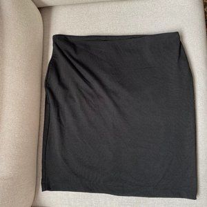 Black pencil skirt